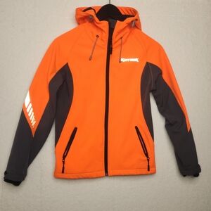 Kutook Women's Softshell Jacket w/Hood Lightweight Thermal Fleeced Lined Sz XS